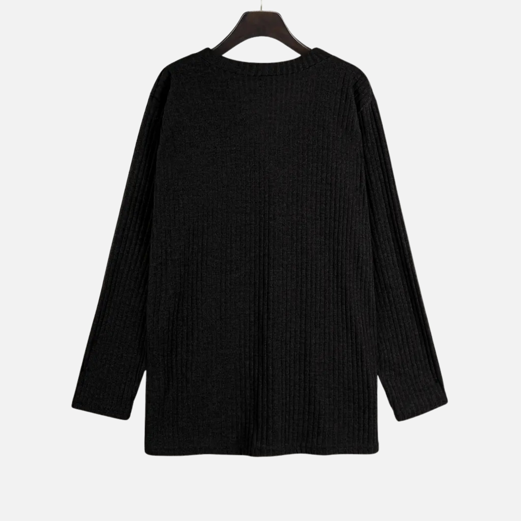 NolaKwin | Damski długi sweter z długim rękawem, otwarty, jednolity kolor – nowoczesny styl na jesień i zimę