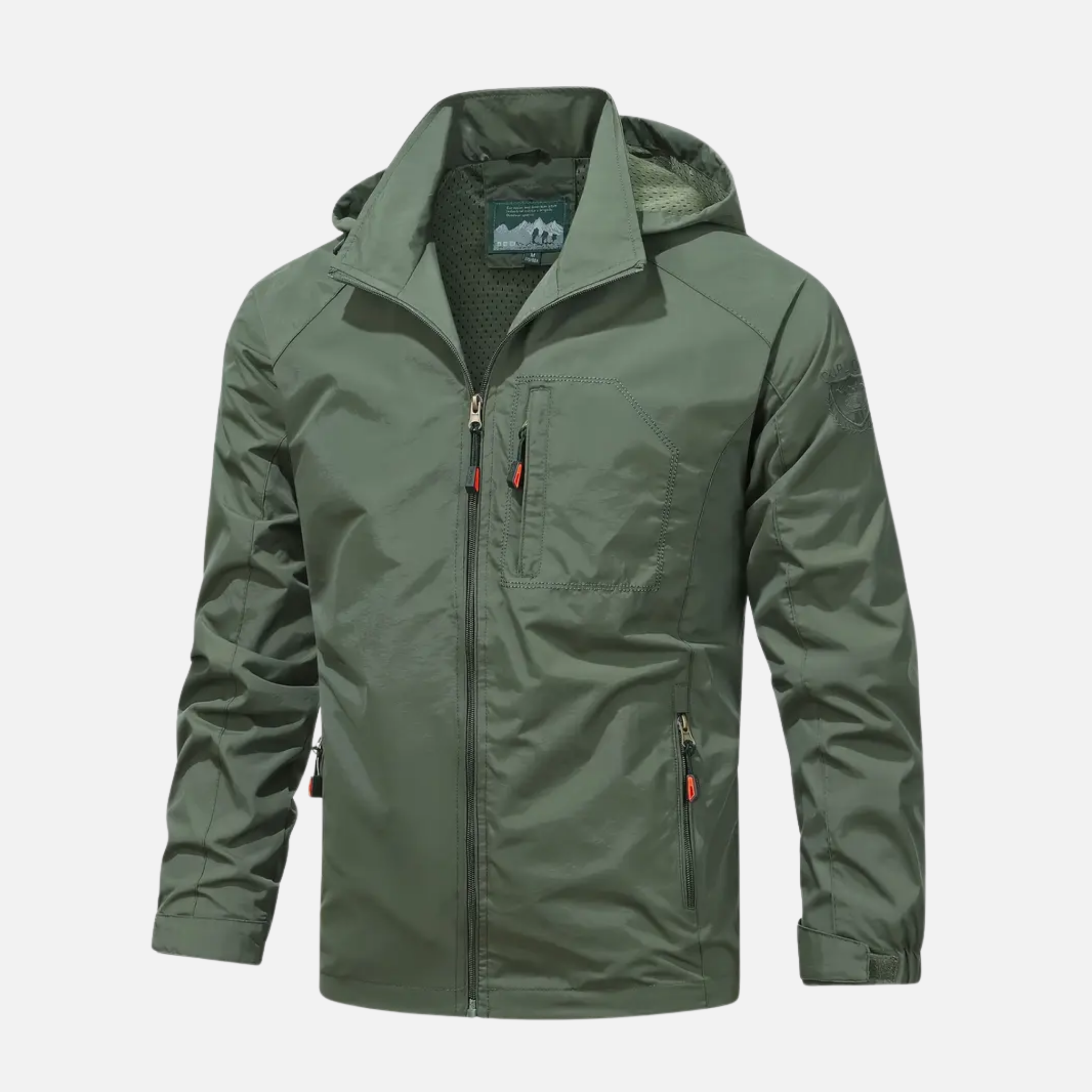 NolaKwin | Męska Taktyczna Kurtka Przeciwdeszczowa - Wodoodporna Kurtka Campingowa do Wędkowania i Wędrówek