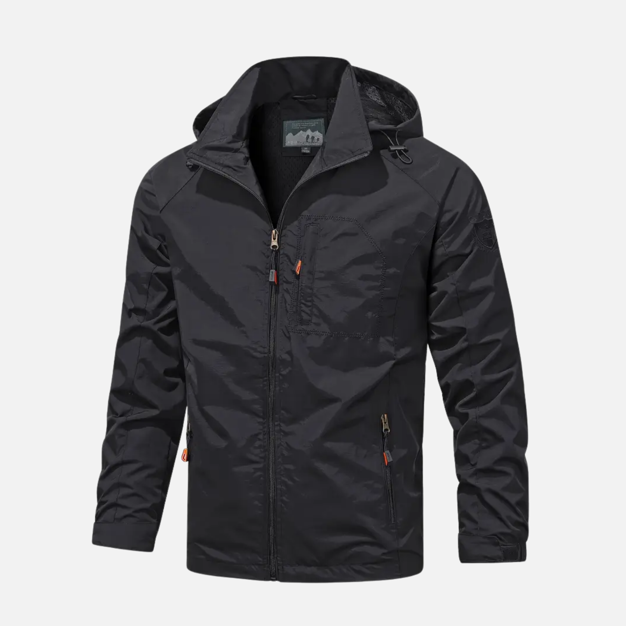 NolaKwin | Męska Taktyczna Kurtka Przeciwdeszczowa - Wodoodporna Kurtka Campingowa do Wędkowania i Wędrówek