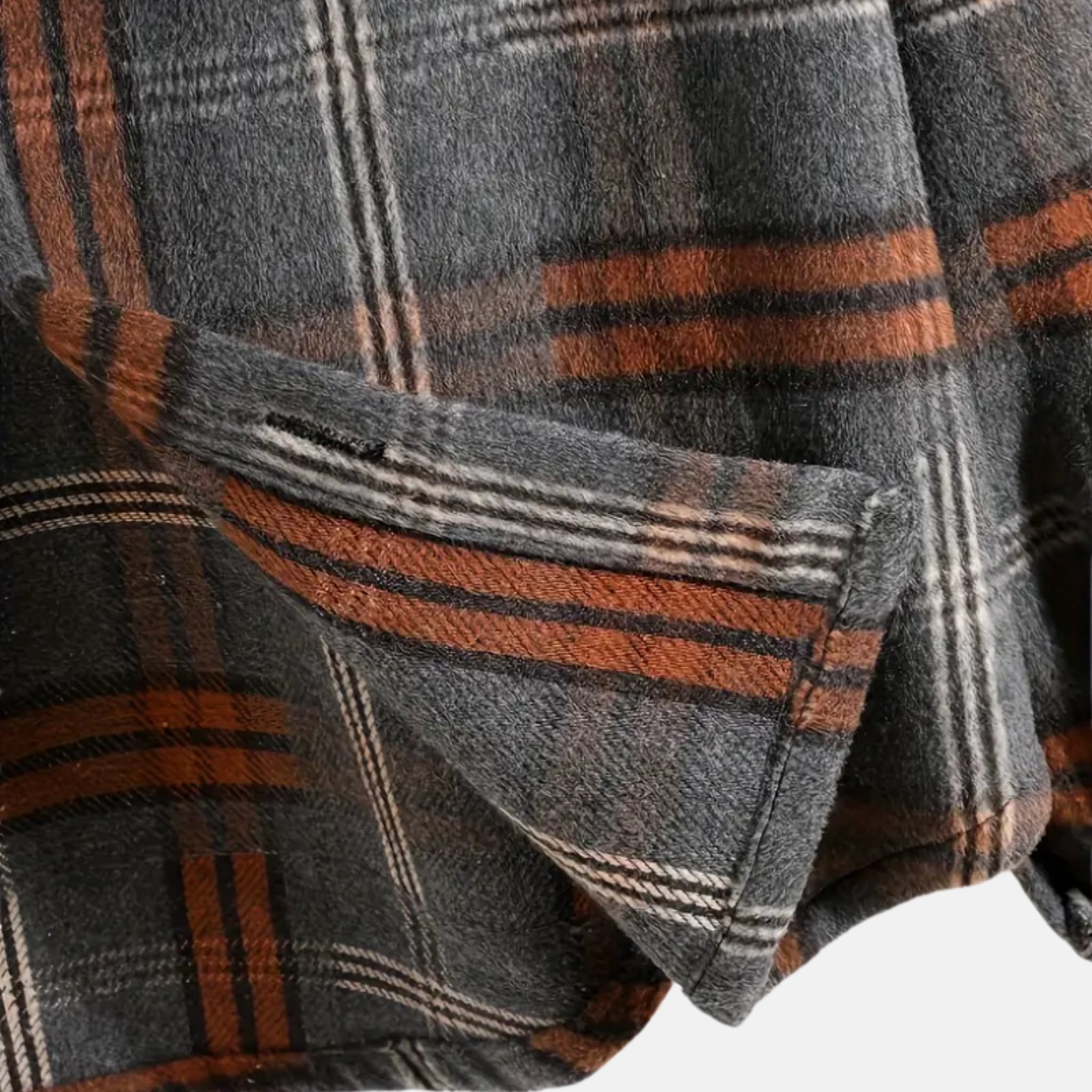 NolaKwin | Męska Koszula w Kratę z Długim Rękawem, Jesienny Trend, Kardigan z Kapturem, Styl Casual