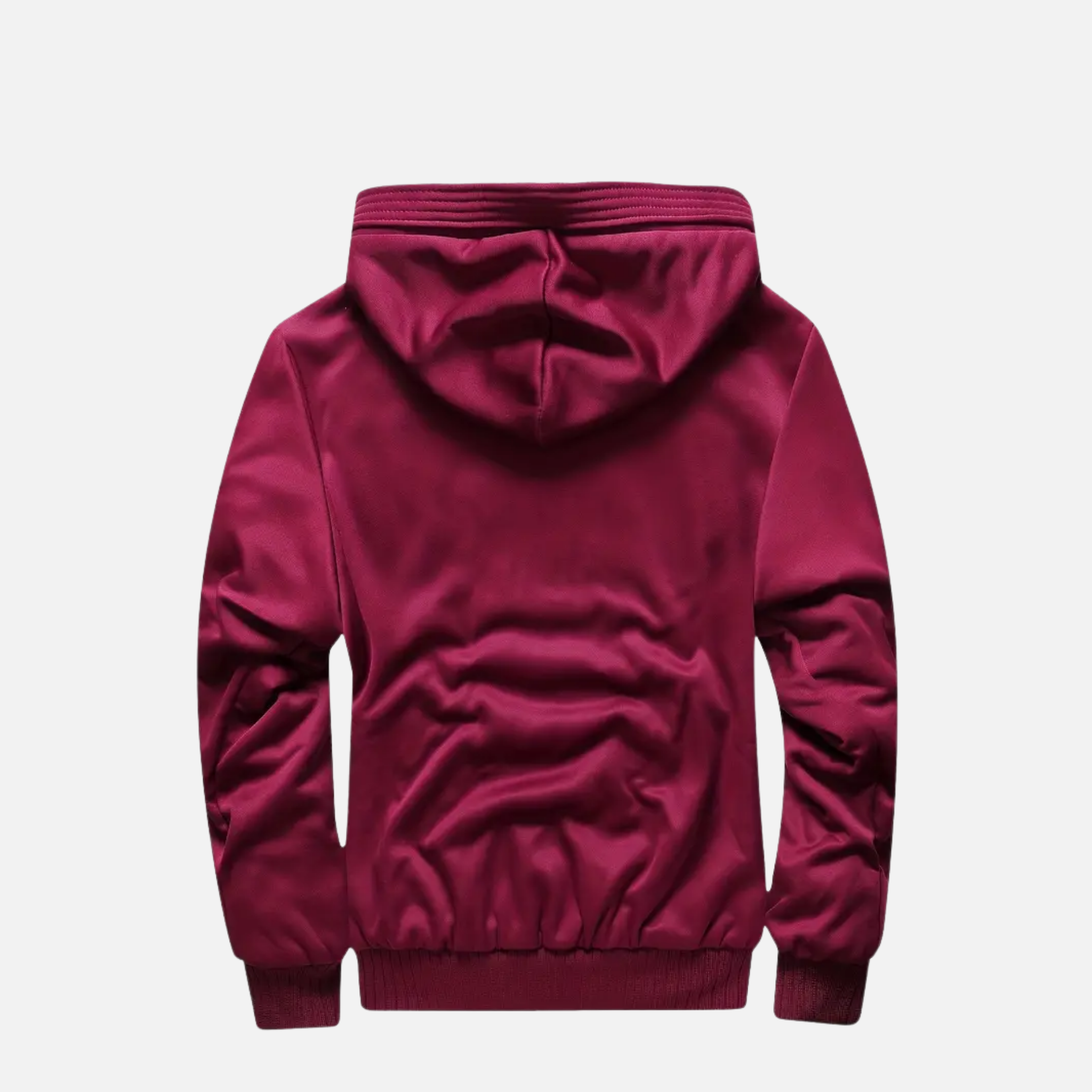 NolaKwin | Męska kurtka z kapturem z ciepłej wełny, zapinana na zamek, idealna na sezon jesień-zima.