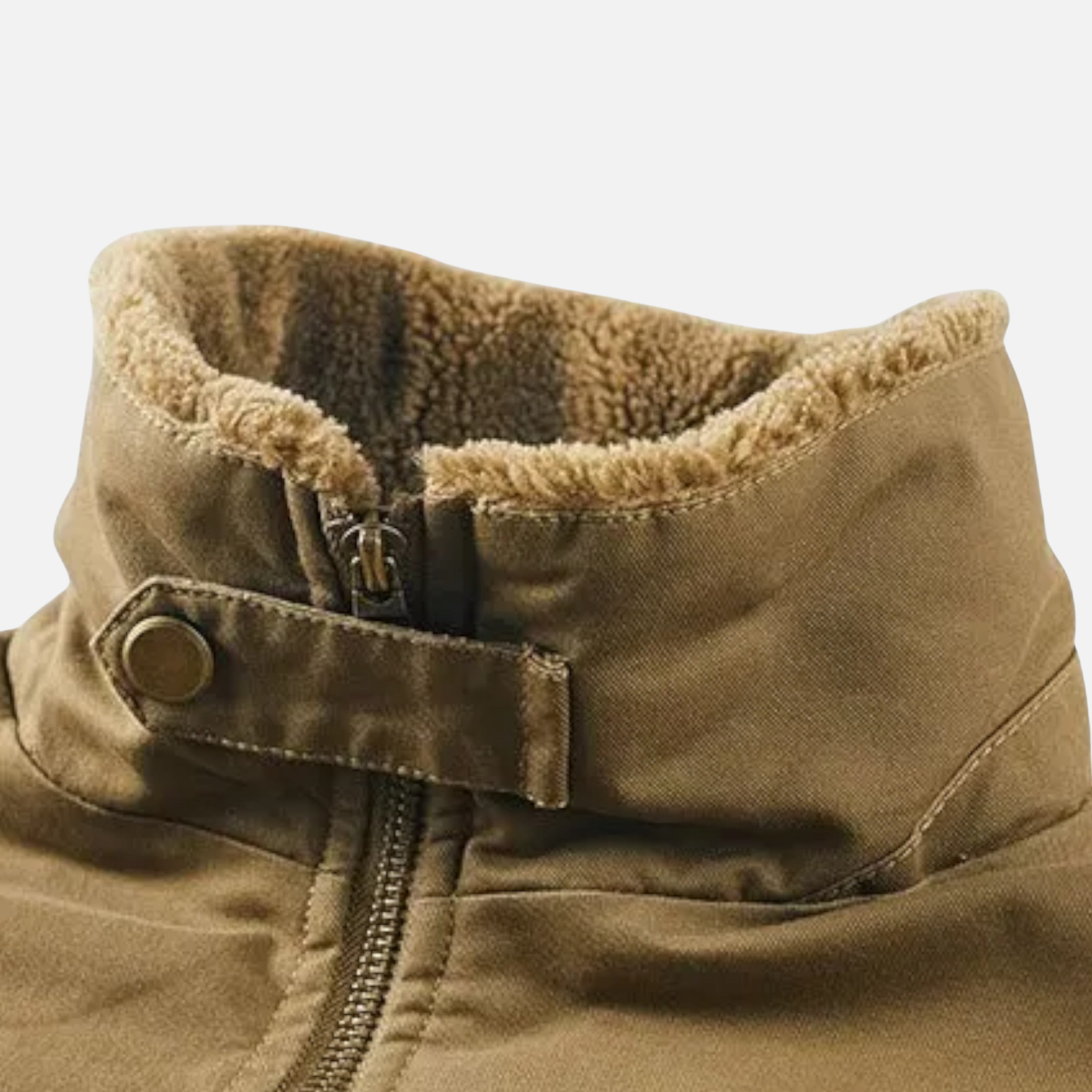 NolaKwin | Męska Kurtka Casual – Stylowa Mieszanka Bawełny i Wełny Jagnięcej