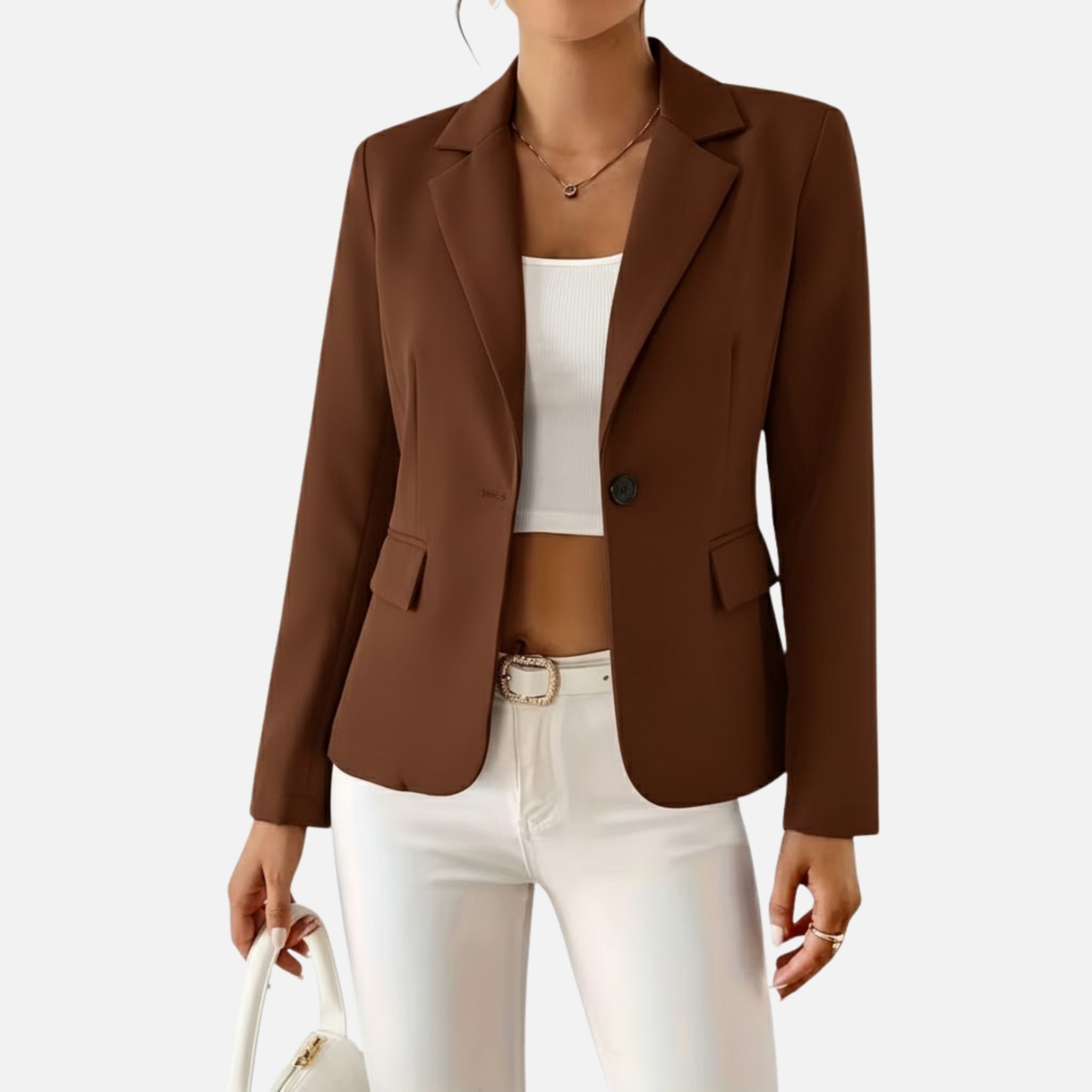 NolaKwin | Damska dopasowana marynarka z wygodnym fasonem