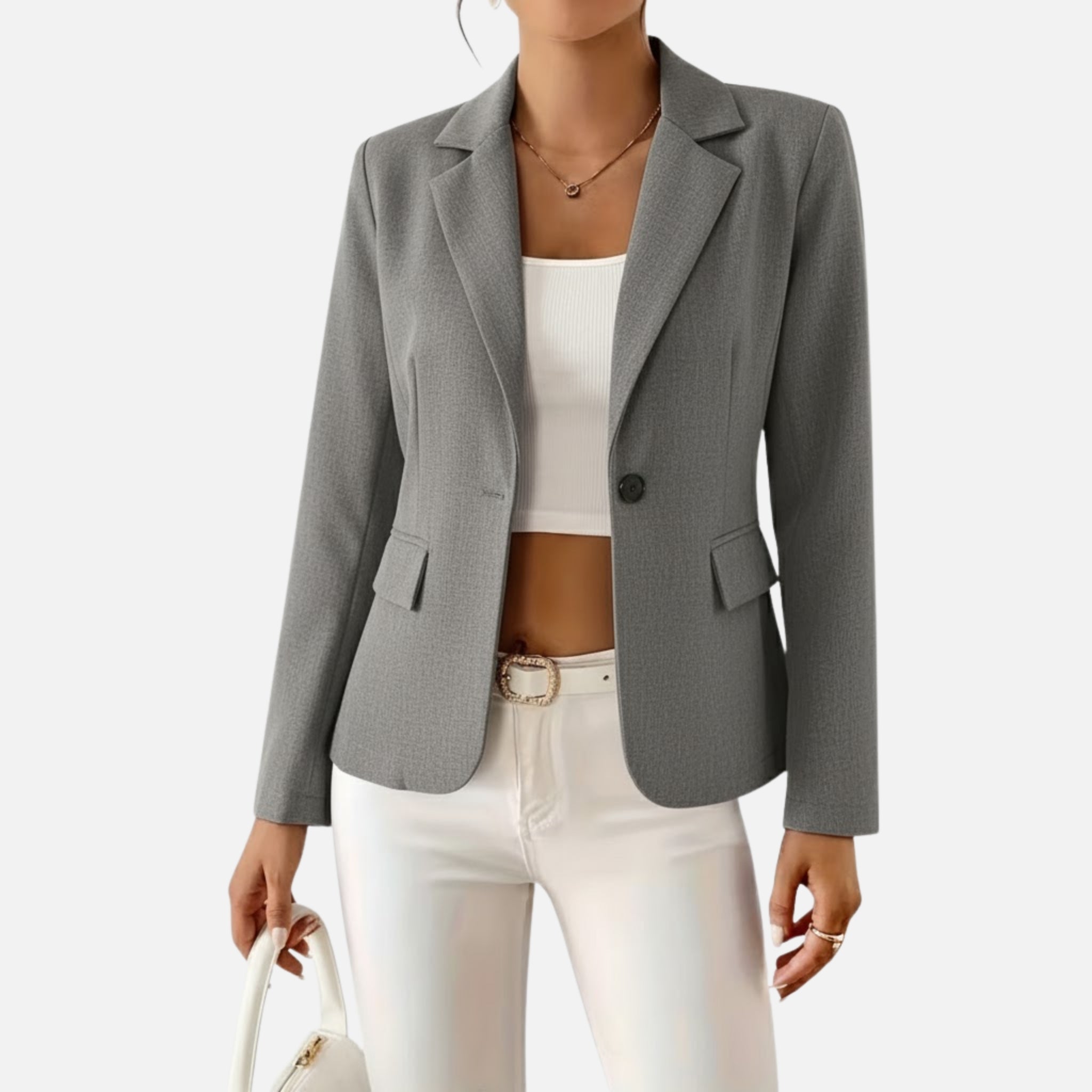 NolaKwin | Damska dopasowana marynarka z wygodnym fasonem