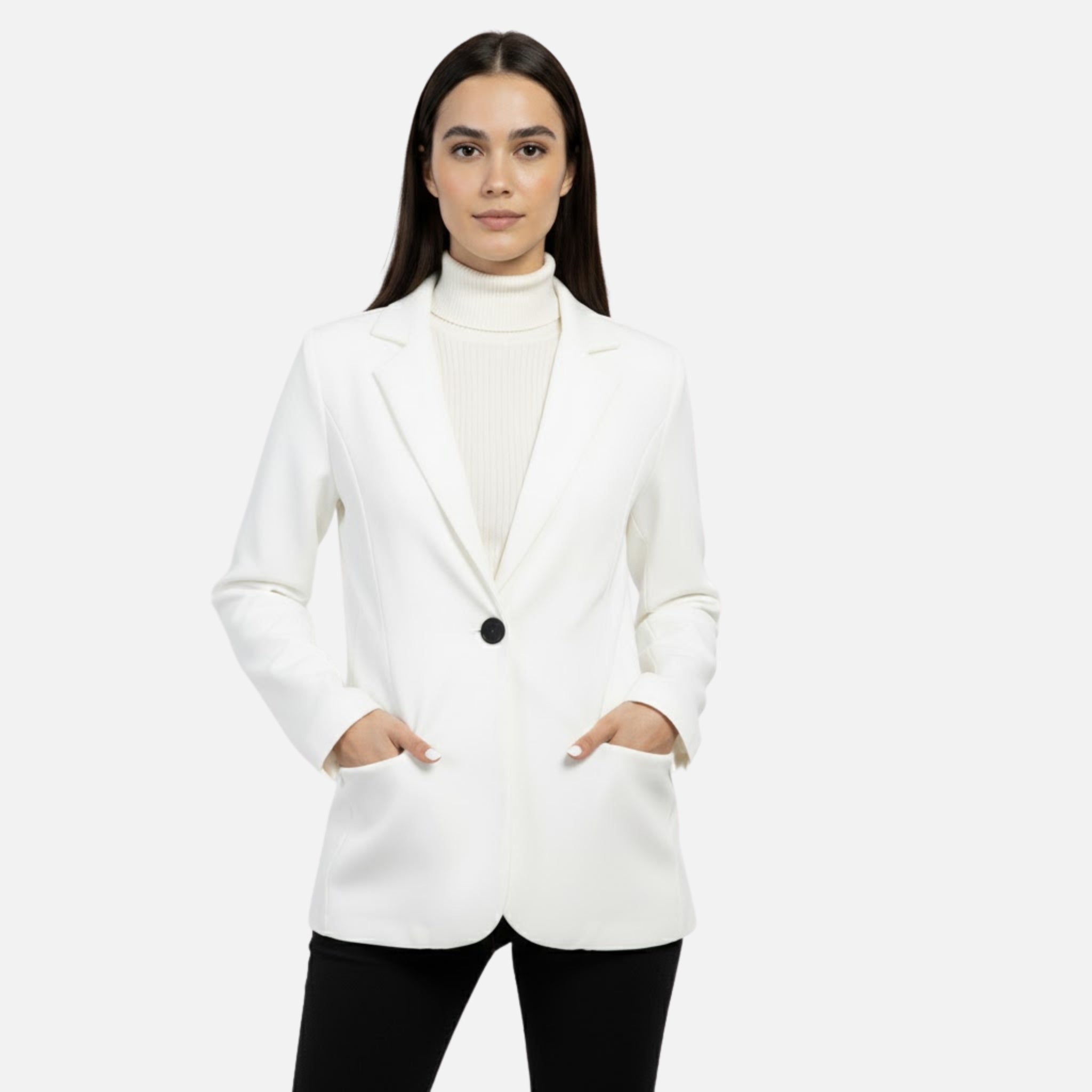 NolaKwin | Damska dopasowana marynarka z wygodnym fasonem