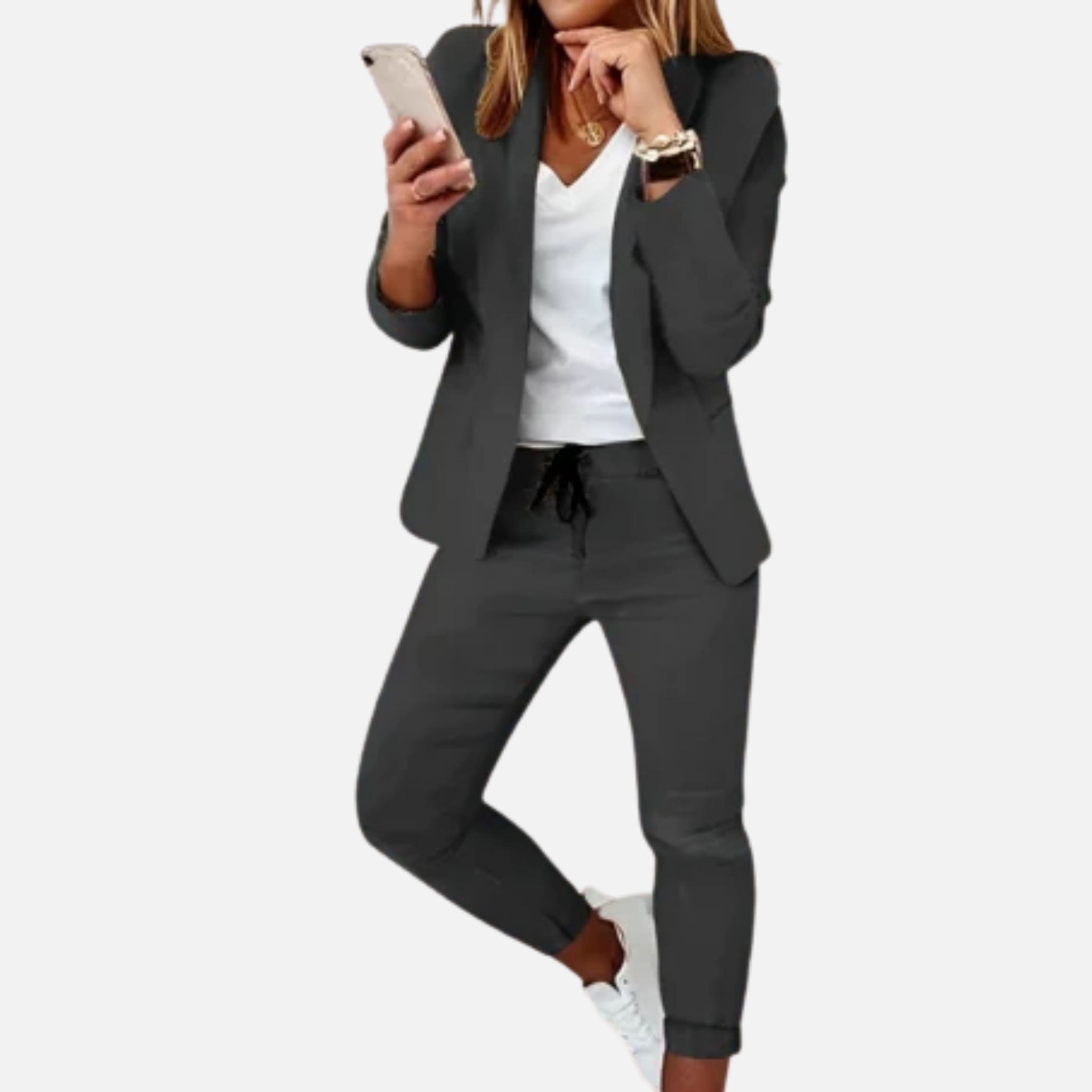 NolaKwin | Stylowy zestaw blazerów stretch dla kobiet - Idealny na każdą porę roku